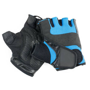 Women's & Men's Half-<b>Finger</b> Leather Cycling Gloves with Gel Padding Eco-Friendly All-Season OEM Mountain <b>Bike</b> Gloves - Product Image 1