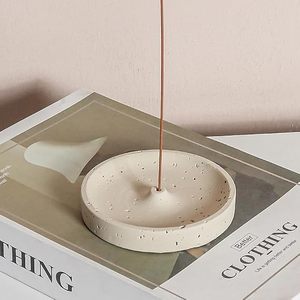 Porta Incienso de Travertino para Meditación, Spa y Decoración del Hogar, Crea una Atmósfera Relajante, Recolector de Ceniza de Incienso de Travertino - Product Image 1
