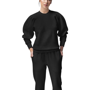 Conjunto de 2 piezas de punto para mujer, chándal informal de punto, moda de otoño, venta al por mayor - Product Image 3