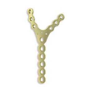 Plaque d'orthopédie vétérinaire en titane de qualité supérieure et haute épaisseur (2,2 mm) pour implants de hanche et reconstruction en Y de l'humérus, par Tegra - Product Image 3