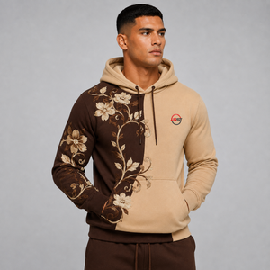 Sweat à capuche brodé pour homme, personnalisable avec logo, en molleton de coton doux, chaud, respirant, style streetwear décontracté - Product Image 3