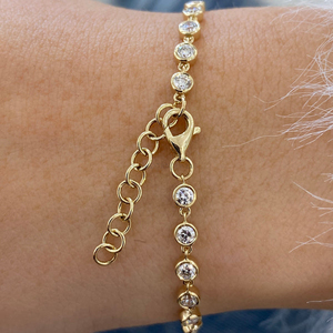 Genuine IGI Certified Lab Diamond Bracelet 10K 14K 18K <b>Gold</b> Sustainable Stones <b>Rose</b> White Yellow <b>Gold</b> Fine Jewelry - Product Image 5