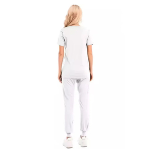 Tenues médicales élégantes pour femmes, en tricot respirant et extensible, pour médecins et infirmières, uniformes d'hôpital - Product Image 4