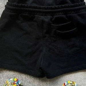 Shorts de survêtement décontractés à double taille coupe ample style streetwear avec imprimé lettres Y2K - Product Image 4