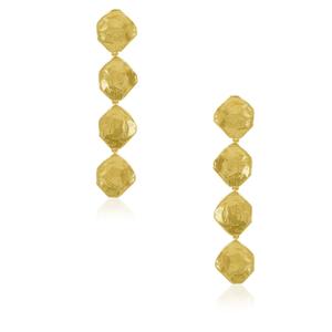 Boucles d'oreilles en laiton finition antique de qualité export pour femmes, bijoux ethniques traditionnels pour festivals, mariages et usage quotidien, en vente - Product Image 1