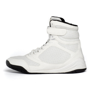 Chaussures de sport montantes pour hommes, personnalisées, imprimées et brodées, en PU, respirantes, légères et antidérapantes, pour la lutte et la boxe, vente en gros - Product Image 5