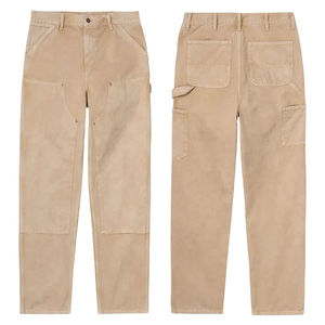 Pantalones de mezclilla 100% algodón con logotipo personalizado, ropa casual, corte ajustado, precio al por mayor, pantalones de mezclilla personalizados para hombre, pantalones jogger de tela. - Product Image 3