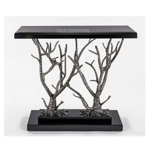 Fine Quality Gold Geometric Console <b>Table</b> With <b>Clear</b> Tempered Glass Top Rectangular Entryway Hallway Living Room Furniture - Product Image 4