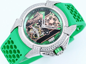 Retro Classic Luxurious Green Rubber Strap Moissanite Casual Business Sports <b>Skeletonized</b> <b>Automatic</b> Mechanical Men's <b>Watch</b> - Product Image 3