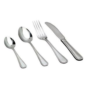 Ensemble de couverts classiques en acier inoxydable avec manche torsadé, finition miroir haute brillance, résistant à la rouille, idéal pour les mariages, facile à nettoyer - Product Image 4