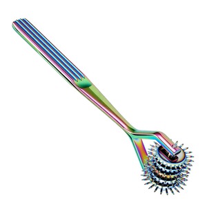 Roue sensorielle Wartenberg en acier inoxydable à 5 têtes, outil de diagnostic neurologique arc-en-ciel, sensibilité nerveuse ORL - Product Image 1