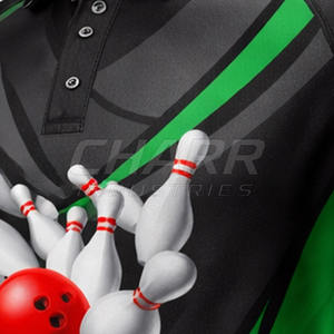 Camisetas de Boliche Sublimadas con Impresión Personalizada, Tallas Grandes, 100% Poliéster, Secado Rápido, Impermeables, Antibacterianas, Personalizables para Equipos - Product Image 5