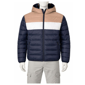 Men puffer <b>jacket</b> long sleeve breathable fabric regular fit design pullover hoodie custom logo printing men puffer <b>jacket</b> - Product Image 4