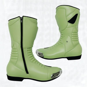 Leather Motorcycle Racing <b>Boots</b> for Men Premium Quality Motorbike and Auto Racing Friendly Racing Shoes for Men Custom Design - Product Image 4