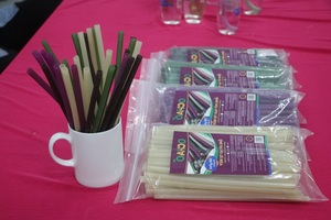 MÁS VENDIDO Pajita de Harina de Arroz Ecológica, Segura y Limpia 2026, Pajita Comestible 100% Vegetal, Ideal para Bebidas Frías y Bebidas de Fiesta, para Beber Directamente - Product Image 4
