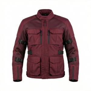 Ensemble de vêtements de sport pour moto, veste et pantalon, en cuir, design personnalisé, Cordura, imperméable, respirant, grande taille - Product Image 1