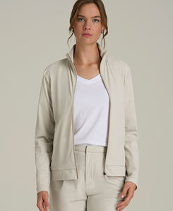 Veste Softshell d'hiver zippée pour femme, en coton et soie, avec logo, tissu confortable, col montant, design haut de gamme, meilleur prix, style urbain - Product Image 1