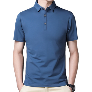 Vente directe d'usine, t-shirt polo pour homme grande taille, logo et taille personnalisés, t-shirt polo vintage, couleur unie, manches courtes. - Product Image 1