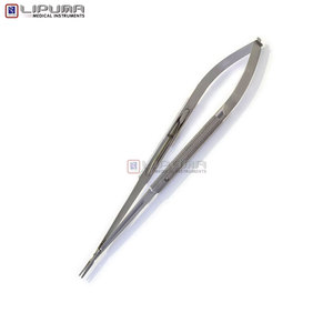 Portaagujas Micro de 18.5 cm Jacobson para Instrumentos Médicos con Mordazas Rectas TC, Mecanismo de Bloqueo Manual, Mango con Estándar de Seguridad MOL - Product Image 5