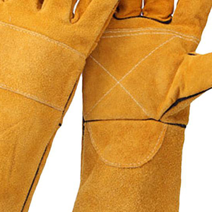 Best Hot Selling Top Quality Cowhide Leather Welding Work <b>Gloves</b> New Latest Design Full Length Hand Protective Welder <b>Gloves</b> - Product Image 5