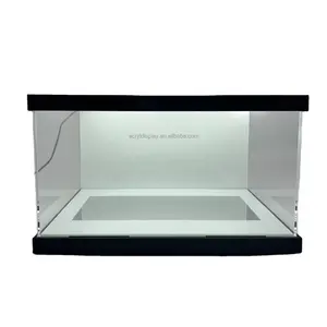 Venta de fábrica de caja de zapatos de acrílico LED, cajas de exhibición de zapatos, gabinete, soporte de exhibición de luz Led