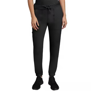 Women's Plus Size Beauty Uniform Custom <b>Elastic</b> Spa Scrub with Adjustable <b>Lace</b> Knitted Design - Product Image 4