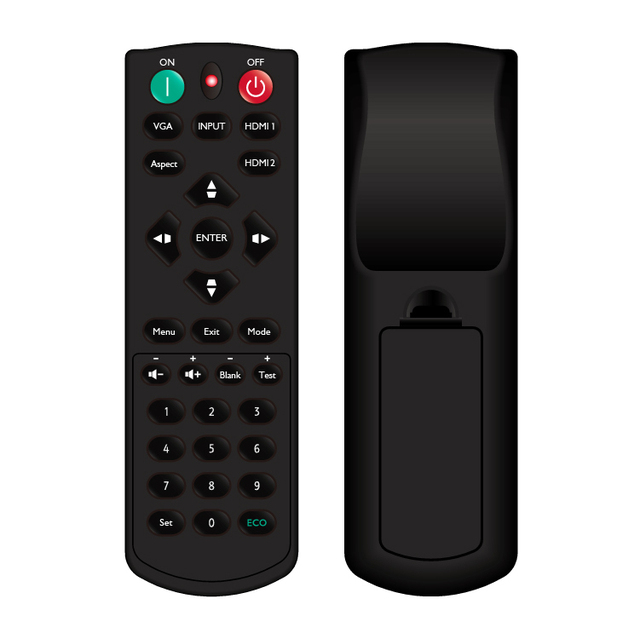 Manufacturer Direct Bontech Q-31 IR Remote Controller with 31 Buttons >10m Range LED Indicator for Projector