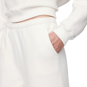Pantalones de chándal de forro polar para mujer, de pierna ancha, color crema, con cintura elástica, ajuste holgado, suaves, informales, para invierno, con bolsillos - Product Image 6