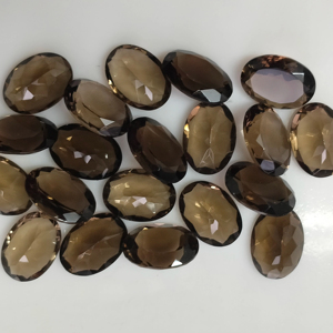 Cuarzo Ahumado Marrón Natural, Corte Ovalado de 14x10MM, Piedra Preciosa Suelta de la Mejor Calidad, Tamaño Personalizable, para Joyería - Product Image 4