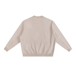 เสื้อสเวตเชิ้ตวินเทจทรงหลวมแบบคัสตอม สีซีดจาง สไตล์วอชด์  คอวี  แขนเสื้อแบบดรอปโชว์เดอร์ สำหรับผู้ชาย  รับสกรีนลายตามสั่ง - Product Image 2