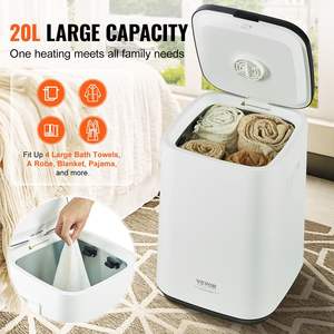 High-Temp Indicator 24H Delay Timer Auto Shut Bathroom Towel Warmer <b>Child</b> Lock Fits 4 Oversized Bath Towels <b>Blankets</b> <b>Blankets</b> - Product Image 4