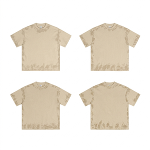 เสื้อยืดเจอร์ซีย์ผู้ชายดีไซน์ล่าสุด ผ้าฝ้าย 100% ขายส่ง ราคาส่ง คุณภาพสูง ผลิตในปากีสถาน เสื้อยืดแบบฟอกสี - Product Image 5