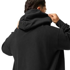Men's Black Full Zip Hoodie Sweatshirt Long Sleeve Casual Athletic Sportswear Training Activewear Jacket with Kangaroo Pockets - Product Image 5