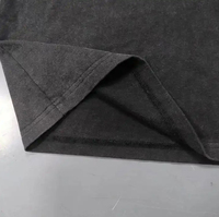 T-shirts pour hommes en coton épais de haute qualité, surdimensionnés, avec broderie et patchs appliqués, vente en gros sur mesure