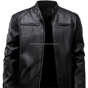 Chaquetas de cuero a la moda para hombre hechas a medida al mejor precio, nueva llegada, ropa para hombre, la mejor venta, chaqueta informal de cuero para hombre - Product Image 1