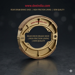 Jeu de plaquettes de frein à tambour pour moto |   Doublure de frein à haute friction |   Pièces de rechange OEM - Product Image 1