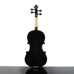 Custodia per violino artigianale per studenti con archetto in legno e fondo/fasce in acero - Product Image 4