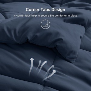Premium Quality Custom Logo Printed Embroidered Winter Breathable Cotton Luxury Reversible Home & Hotel Use <b>Comforter</b> - Product Image 4