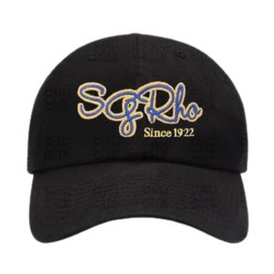 หมวกแก๊ปปักลาย Soror สไตล์พรีเมียมสำหรับผู้หญิง ปรับขนาดได้ ปีกโค้ง แฟชั่นลำลองสำหรับมหาวิทยาลัย - Product Image 1