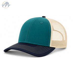 Casquette Trucker Vintage Personnalisée en Usine, 6 Panneaux Marron et Blanc, Unisexe, Respirante, en Maille, à Fermeture Snapback, Vente en Gros - Product Image 3
