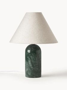 Lámpara de Mesa de Noche de Mármol Estilo Antiguo para Dormitorio, Sala de Estar, Recepción de Hotel, Luz LED Decorativa de Alto Nivel - Product Image 1