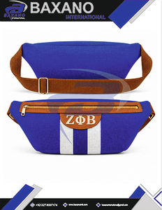 Sac banane Zeta Phi Beta Sorority, sac de taille unisexe imperméable avec motif lettres ZPB et fermeture éclair, sac bandoulière - Product Image 4