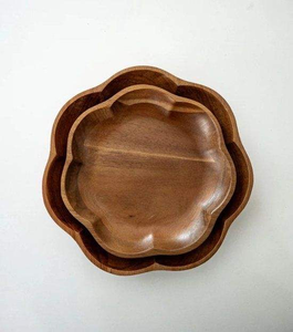 Floral Wooden Base Handmade <b>Candle</b> Bowl Christmas <b>Wedding</b> Event <b>Gifting</b> Smooth Polished Customized Color Dough Bowl Tableware - Product Image 3