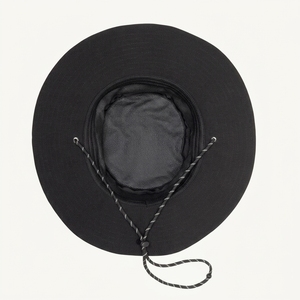 High Quality Unisex Black Bucket <b>Hat</b> Adjustable Drawstring Outdoor Casual Spring Summer Adult <b>Hat</b> - Product Image 5