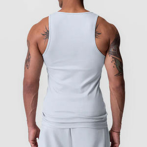 Men's Athletic <b>Stringer</b> Tank Tops Slim Fit Classic Ribbed Tank Nylon Spandex <b>Vest</b> for Gym Workout Fitness - Product Image 2