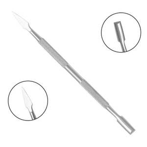 Pousse-cuticules double extrémité en acier inoxydable, outil de manucure durable - Product Image 6