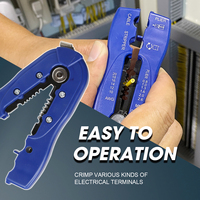 Lematec LE-SC100 Herramienta Industrial Multifunción para Pelar, Cortar y Crimpar Cables de Acero, de Alta Resistencia, para Bricolaje, OEM/ODM, con Mandíbula Biselada de 0.8-2.6mm
