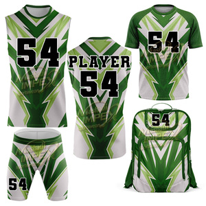 Ensemble de maillots de football américain 7 contre 7 de qualité supérieure, personnalisables, avec sublimation par compression - Product Image 1
