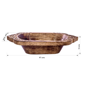 ชามไม้เป็นมิตรกับสิ่งแวดล้อมสำหรับเสิร์ฟและใช้ตกแต่งเหมาะสำหรับก๋วยเตี๋ยวข้าวซุปของหวานซอสผลไม้และที่เก็บอาหารในครัว - Product Image 3