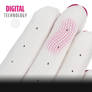 Pink Mint Green White Leather Batting Gloves Breathable <b>Hook</b> And Loop Closure Unisex Adult Training - Product Image 5